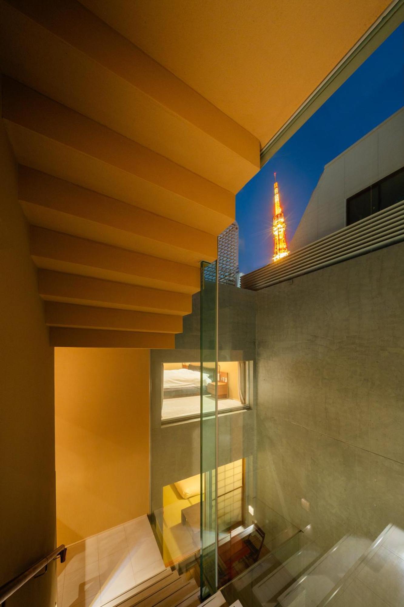 Azabu Modern House The Tokyo Tower Can Be Seen From The Villa 500M2 Exterior foto
